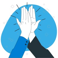 high five